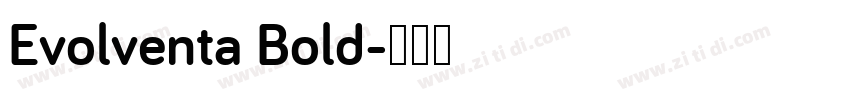 Evolventa Bold字体转换